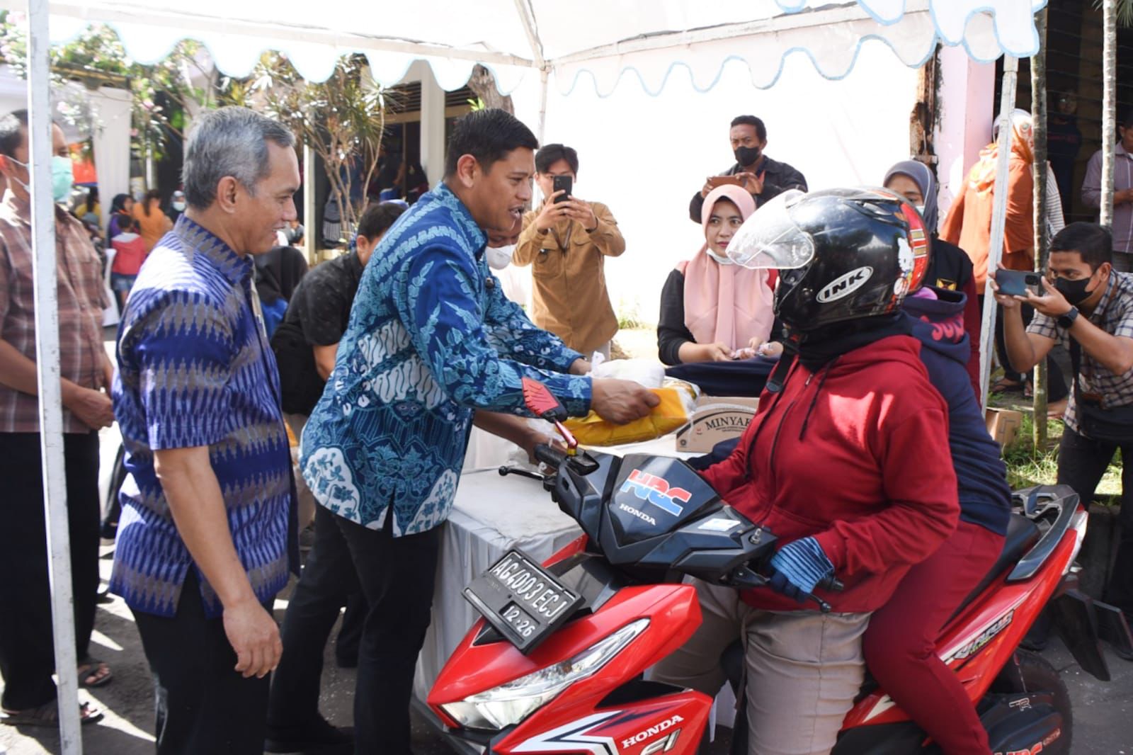 Animo Masyarakat Besar pada Bazar Pangan Murah, Wali Kota Kediri : Kita Sediakan 1.500 Paket dan Ada Layanan Drive Thru