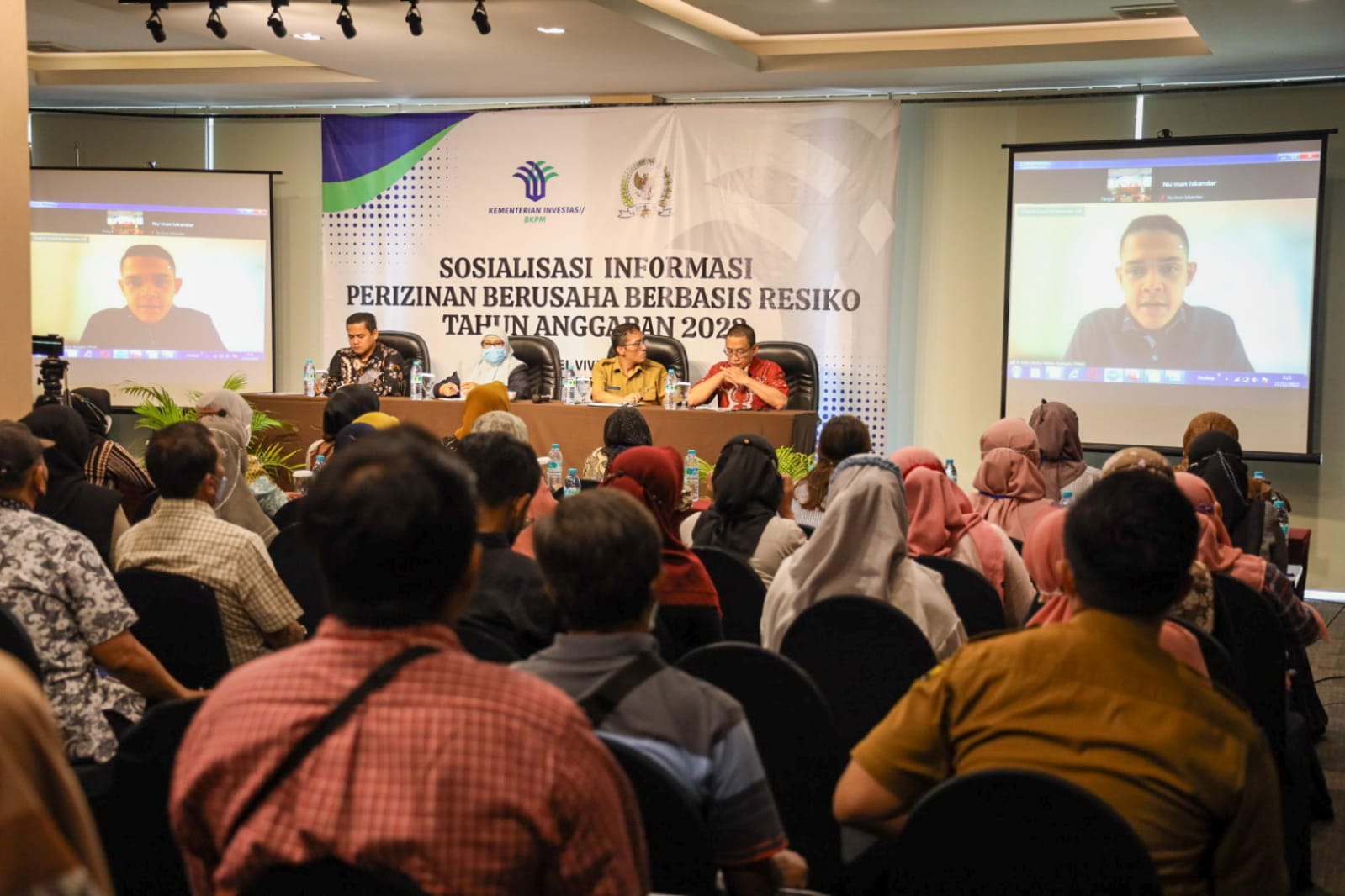 Tingkatkan Pemahaman OSS-RBA Para Pelaku Usaha, Pemkot Kediri Bersama Kementerian Investasi dan DPR-RI Gelar Sosialisasi